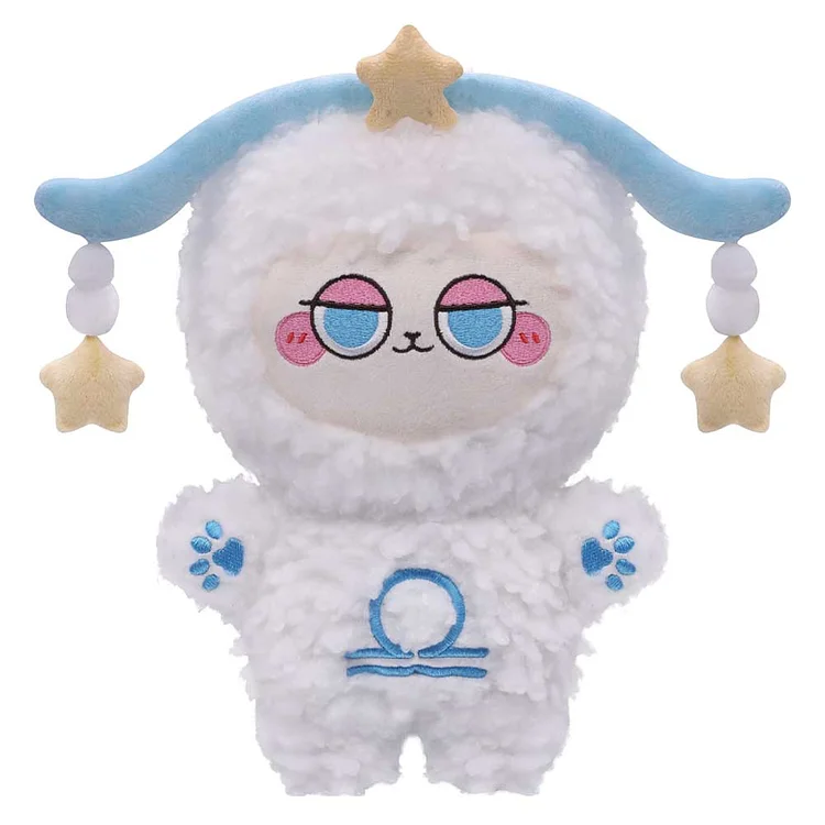 Libra White Cosplay Plush Toys Cartoon Soft Stuffed Dolls Mascot Birthday Xmas Gif-Original