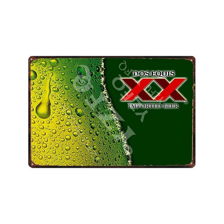 【20*30cm/30*40cm】Dos Equis Beer - Vintage Tin Signs/Wooden Signs