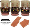 Kamerarucksack mit Laptopfach,Spektiv DSLR Rucksack,Camera Backpack Canvas,Fotorucksack Vintage für Kamera Zubehör,Outdoor Fototasche für Kamera Sony Canon Nikon