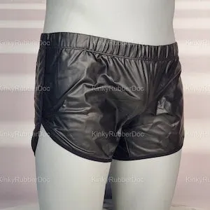 Sexy Leather Shorts Unisex. Bondage Outfit Pride LGBT Costume ...