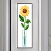 Bead Embroidery - Partial Printed 9CT Sunflower(26x10 CM)