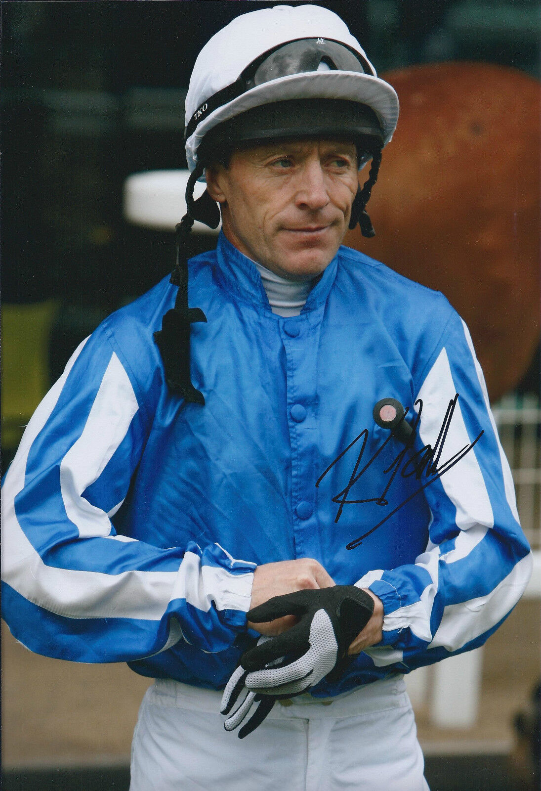 Kieren FALLON SIGNED Autograph Photo Poster painting AFTAL COA Champion Jockey Derby Oaks Winner