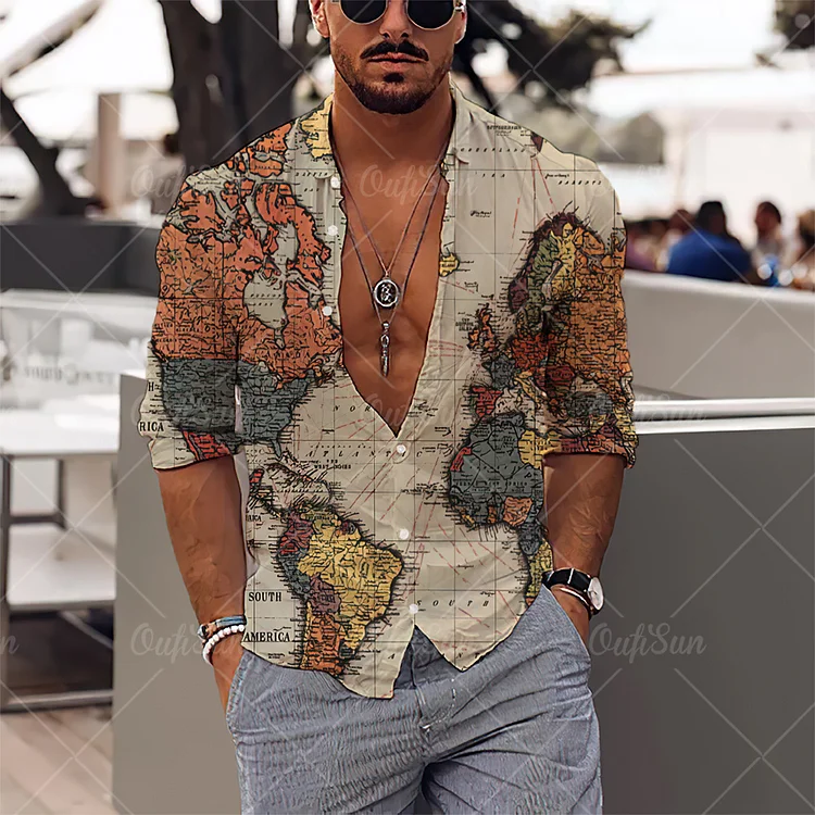 Outdoor Casual Long Sleeve Shirt |Fashion Men's Shirt