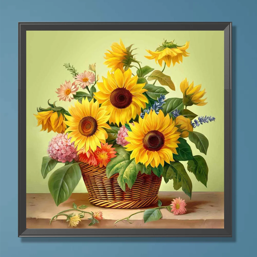 Diamond Painting - Full Round Drill - Sunflower(Canvas|30*30cm)