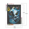 The King Triton - Full Round Diamond Painting-(Silhouette style)