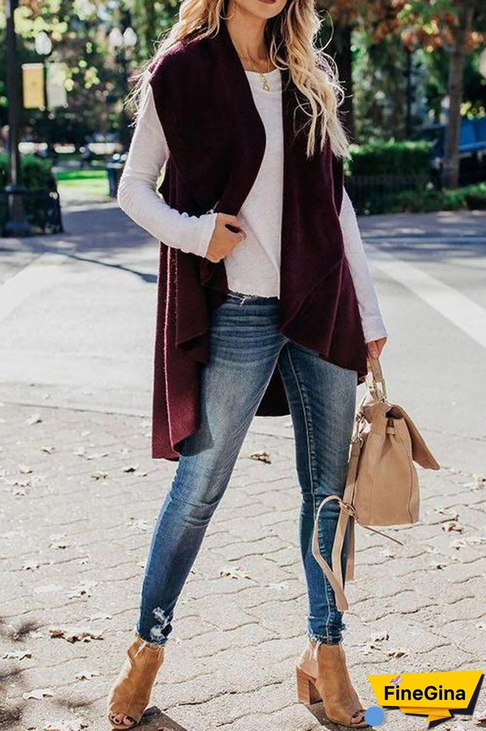 Irregular Casual Knit Cardigan Coat