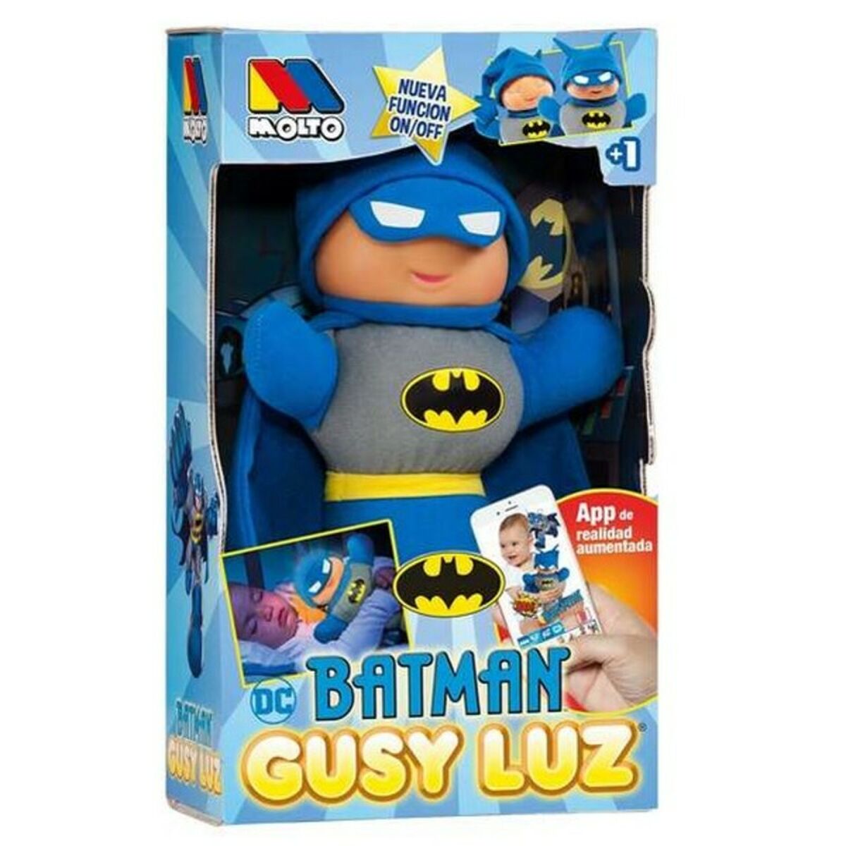 Fluffy toy Gusy Luz Batman Molt&oacute; 15868 28 cm (28 cm)