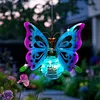 LED Solar-Powered Hanging Animal Lights Waterproof Outdoor Solar Hanging Lantern Auto On/Off Creative Small Sculpture Lights for Garden Backyard Balcony Porch Decor