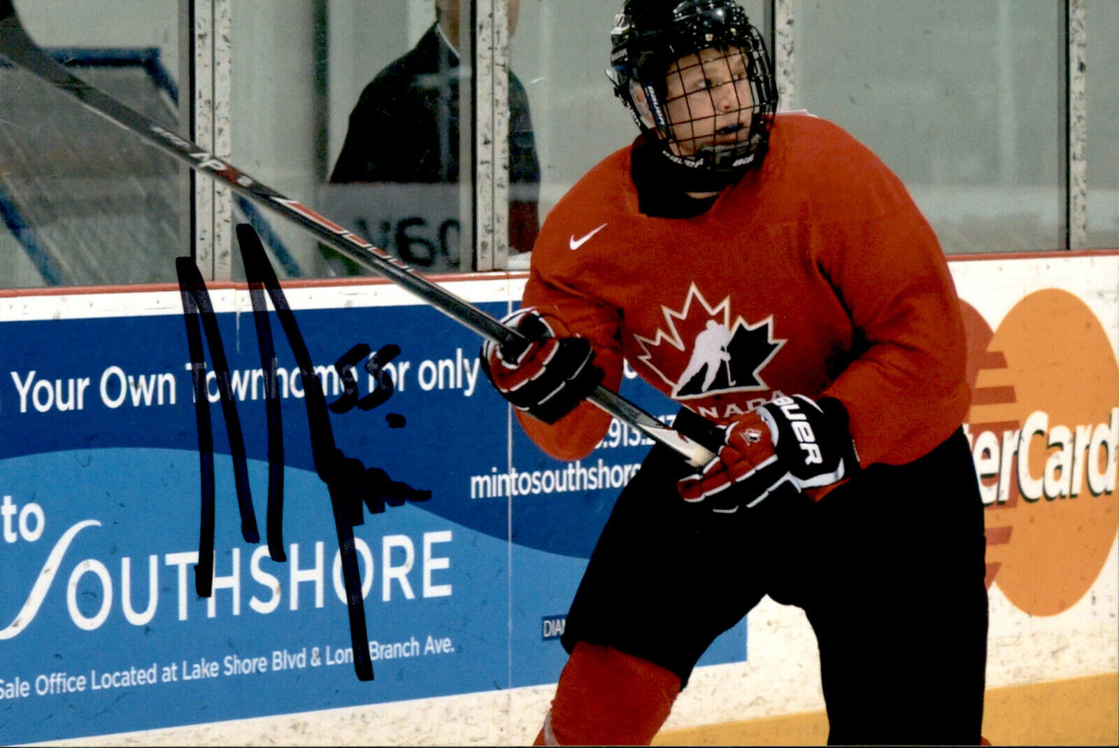 Nelson Nogier SIGNED 4x6 Photo Poster painting SASKATOON BLADES / WINNIPEG JETS / TEAM CANADA