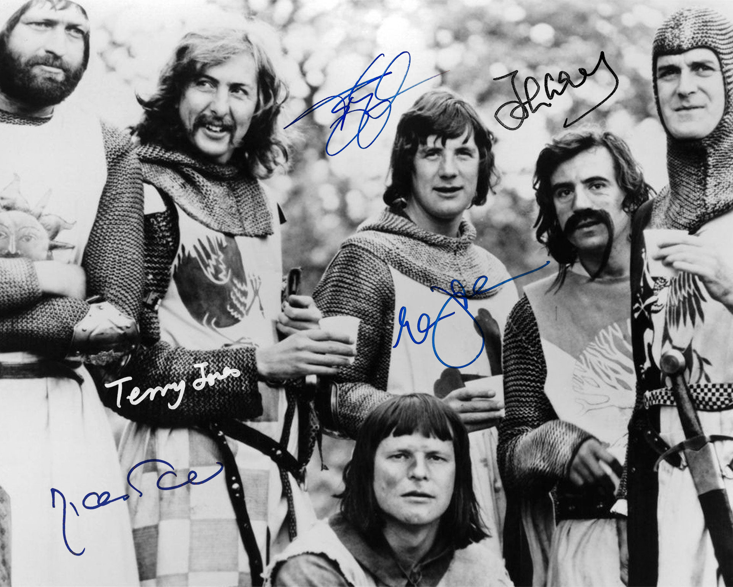 Monty Python signed Terry Jones Cleese 8X10 Photo Poster painting picture poster autograph RP