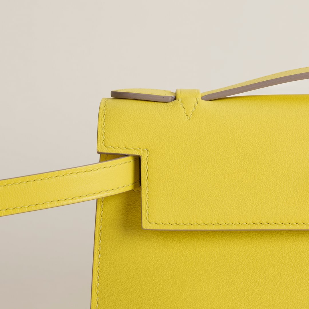 Kelly pochette Swift 9R Lime PHW