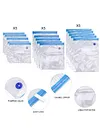 Reusable Vacuum Food Storage Bag Resealable BPA Free Zipper Storage Bags