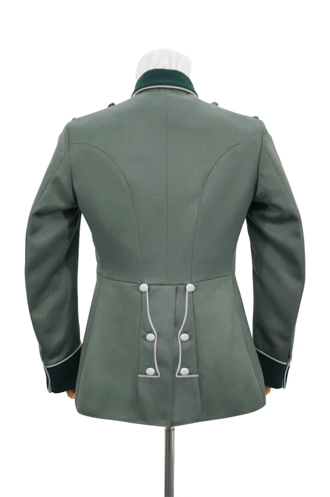   Wehrmacht German M1935 General Officer Waffenrock Gabardine Piped Dress Tunic German-Uniform