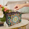 Mandala Butterfly Diamond Painting Money Saving Box Wooden Coin Bank Desktop Diamond Art Kits