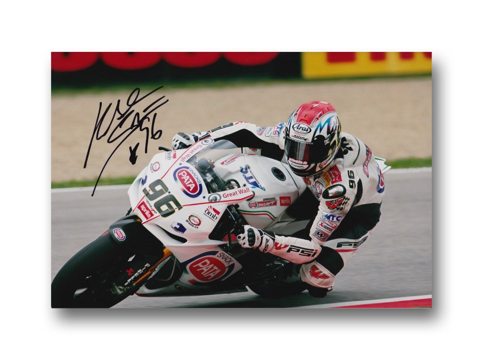 JAKUB SMRZ HAND SIGNED 12X8 Photo Poster painting MOTOGP, WSBK, BSB.