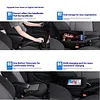 Car Armrest Box with USB Ports Seat Storage Box Fit for Honda Fit Jazz 2008-2013