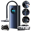 Portable Air Compressor Rechargeable LCD Display Electric Tire Pump 1500mAh