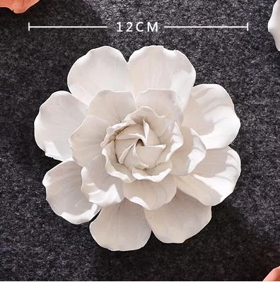 2021 creative ceramic flowers, peony flowers and cherry blossoms, decorative arts and crafts, wall decorations
