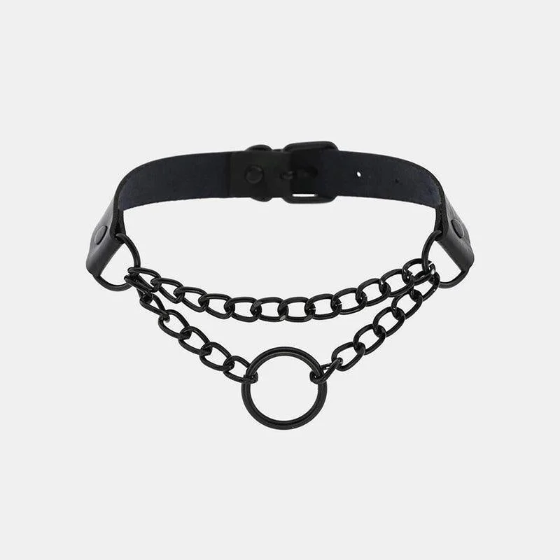 Choker Black Chain Amy