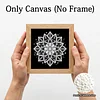 12pcs/set Unframed Pearl Painting Canvas Art Handmade Pearl Material Art Kit Living Room Decor (15x15cm)