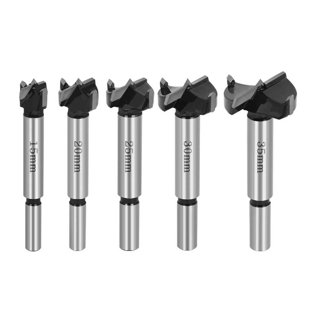 

5pcs Forstner Boring Drill Bits Self Centering Hinge Hole Drilling Opener, 501 Original