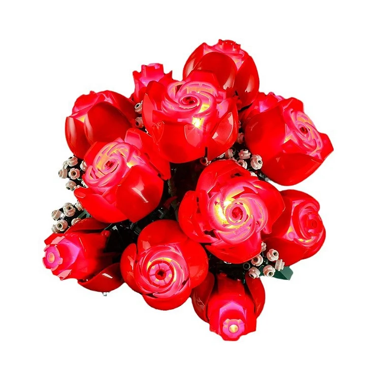 Rose Bouquet Building Blocks Led Light Fixtures