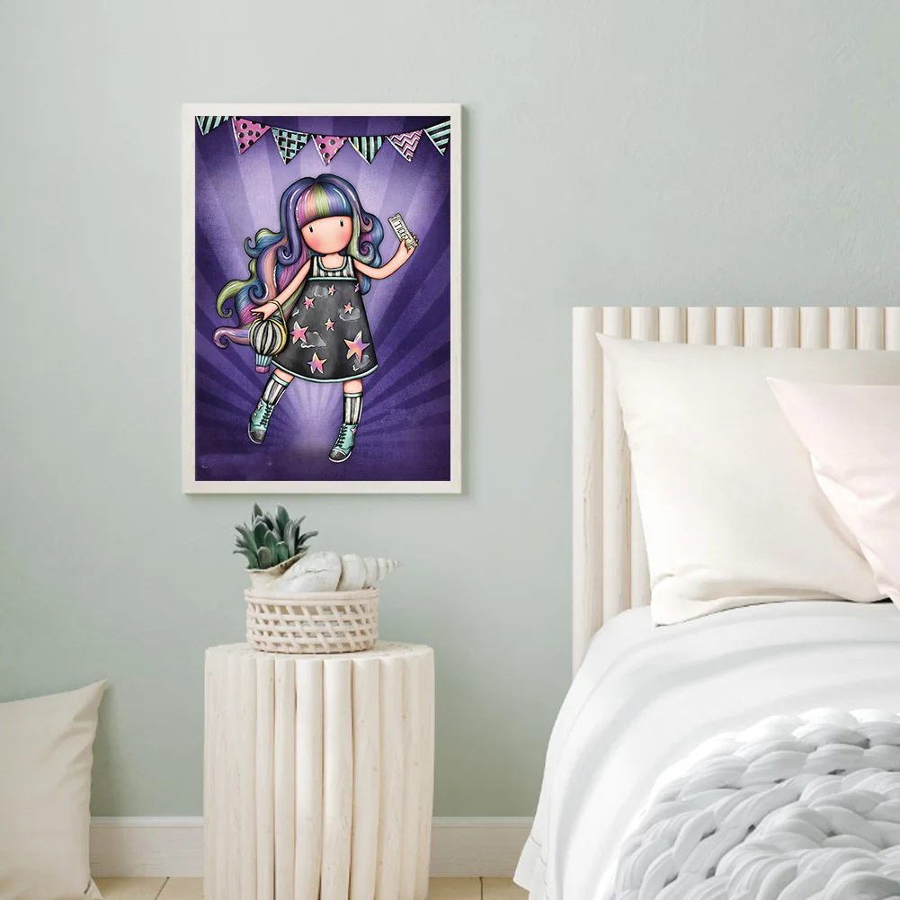 Grace Dolls 5D DIY Diamond Painting Kits Full Round Drill Wall Art Decor (G1106)