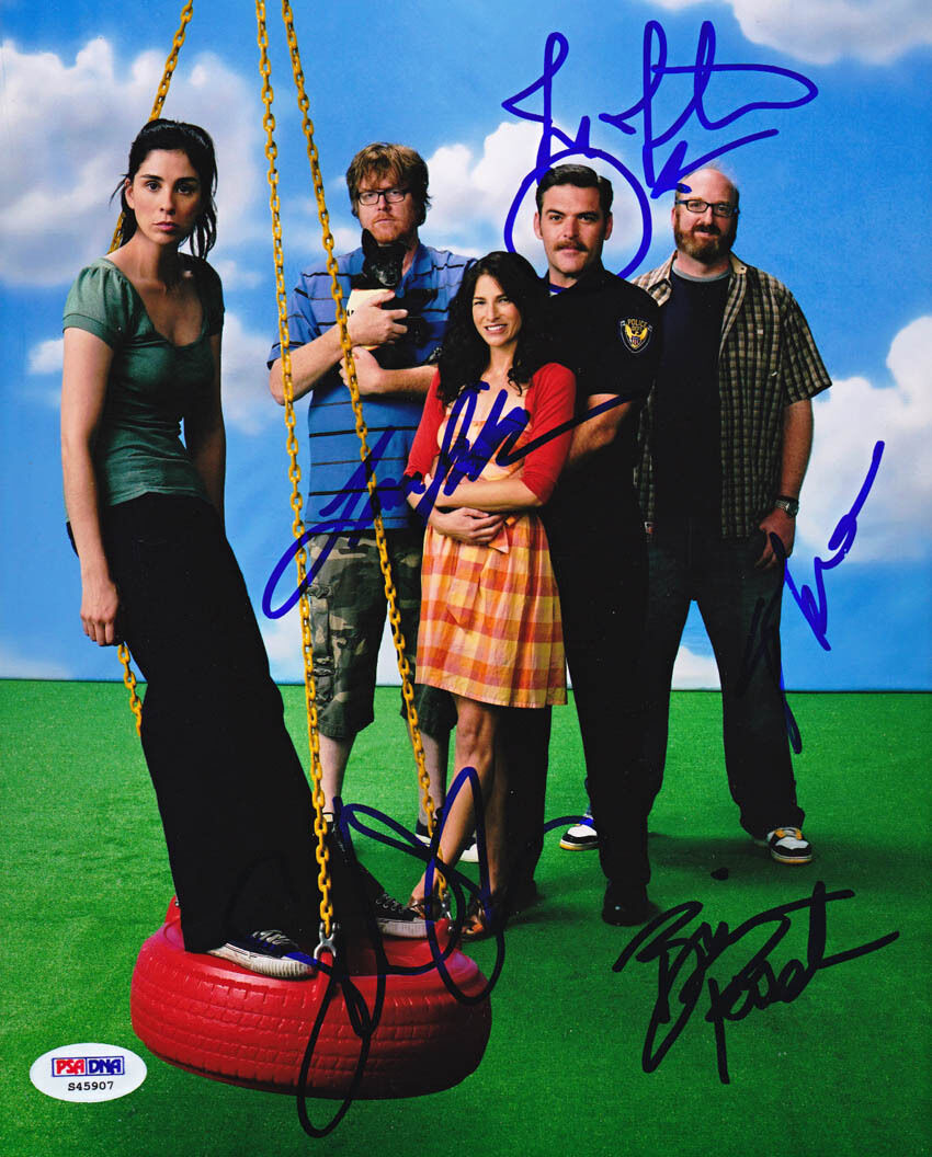 Sarah Silverman Program Show Complete CAST SIGNED 8x10 Photo Poster painting PSA/DNA AUTOGRAPHED