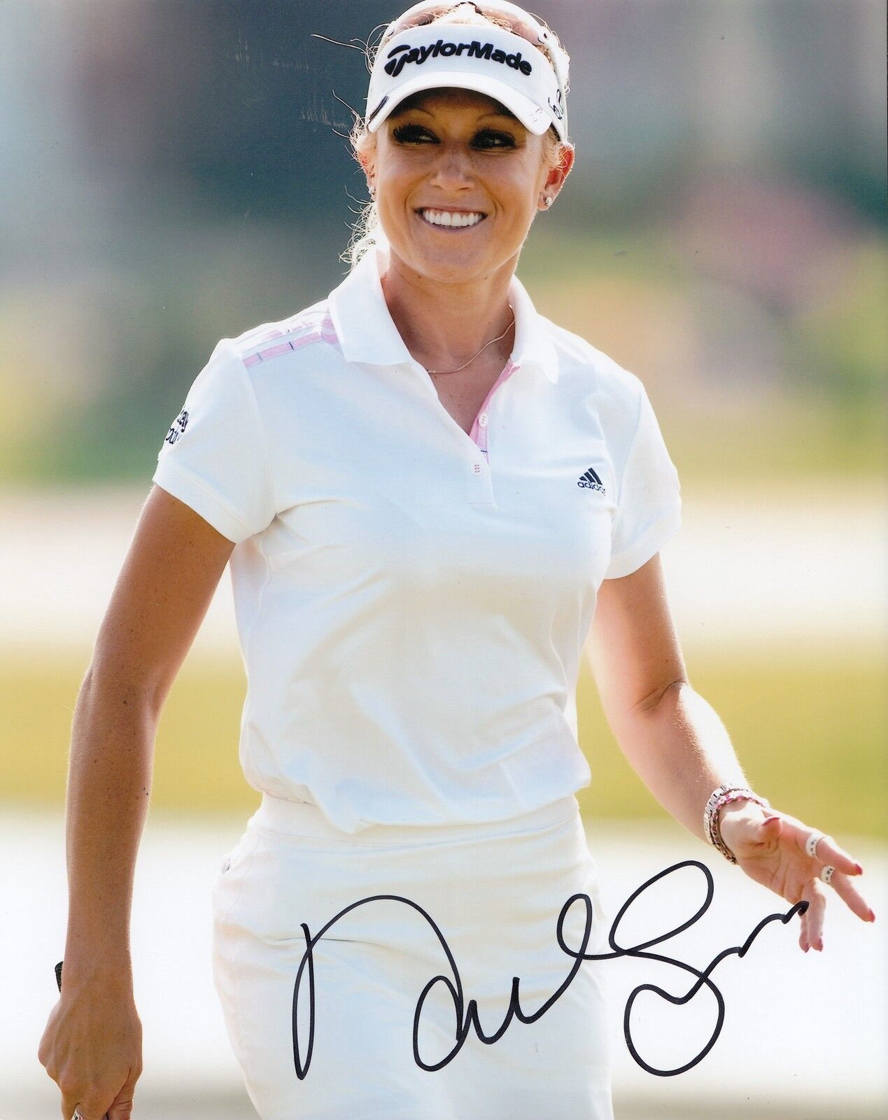 NATALIE GULBIS signed *LPGA* WOMENS GOLF 8X10 Photo Poster painting W/COA Evian Masters #1