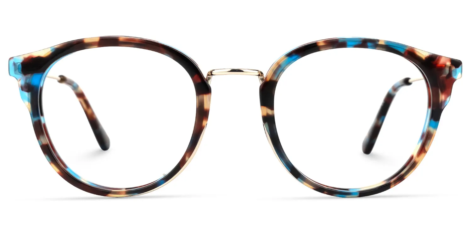 Pauline Bunt-Tortoise Rund Brille  Bunt-Tortoise