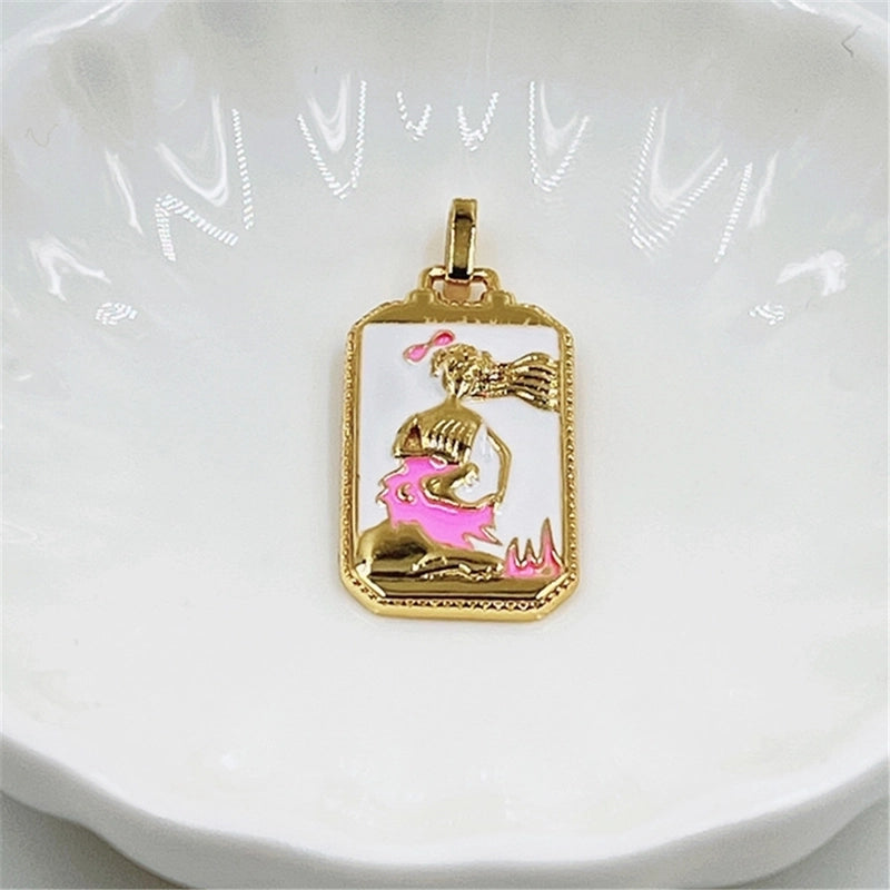 1 Piece Minimalist Star Copper Chain Pendant Necklace