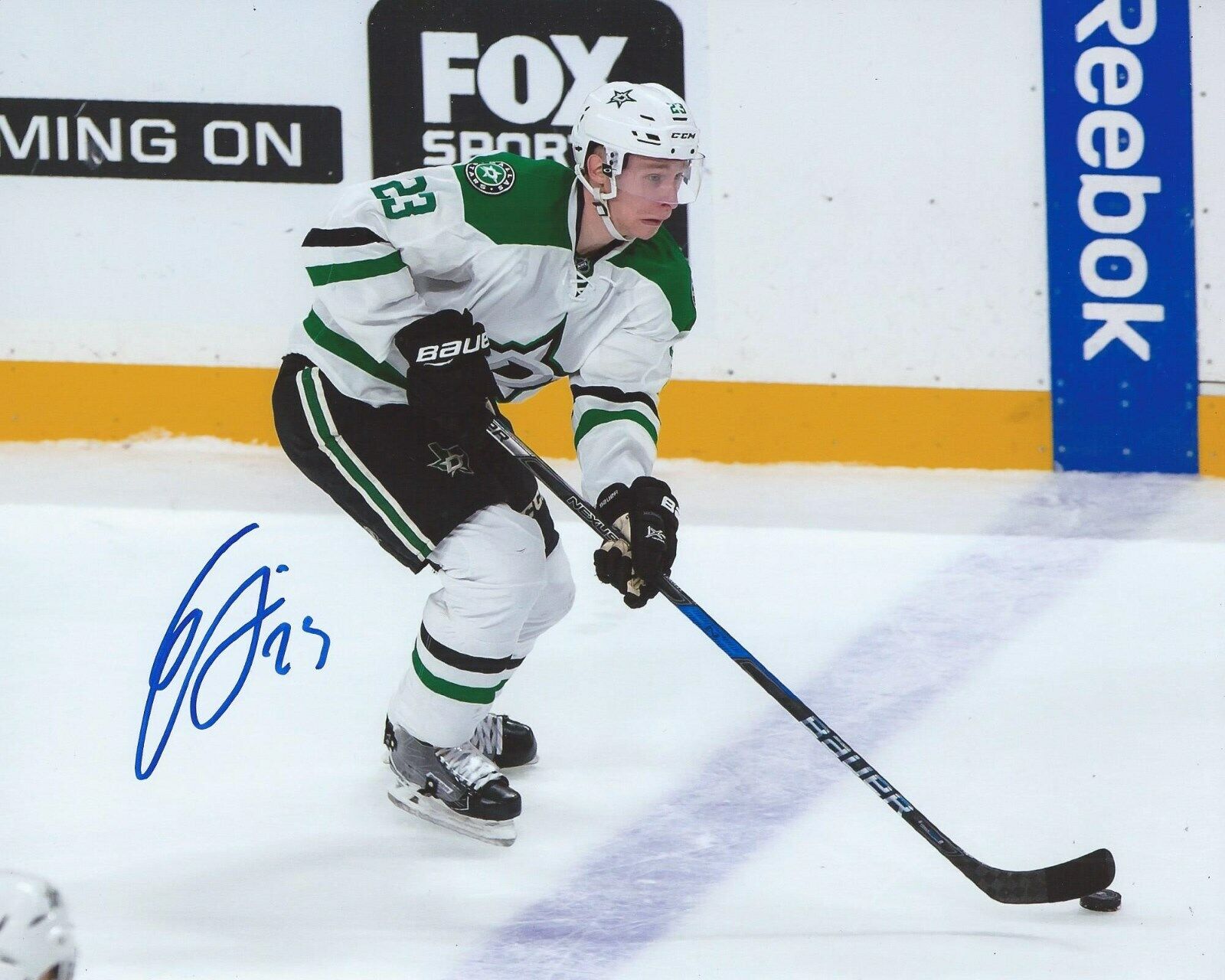 Esa Lindell Signed 8x10 Photo Poster painting Dallas Stars Autographed COA