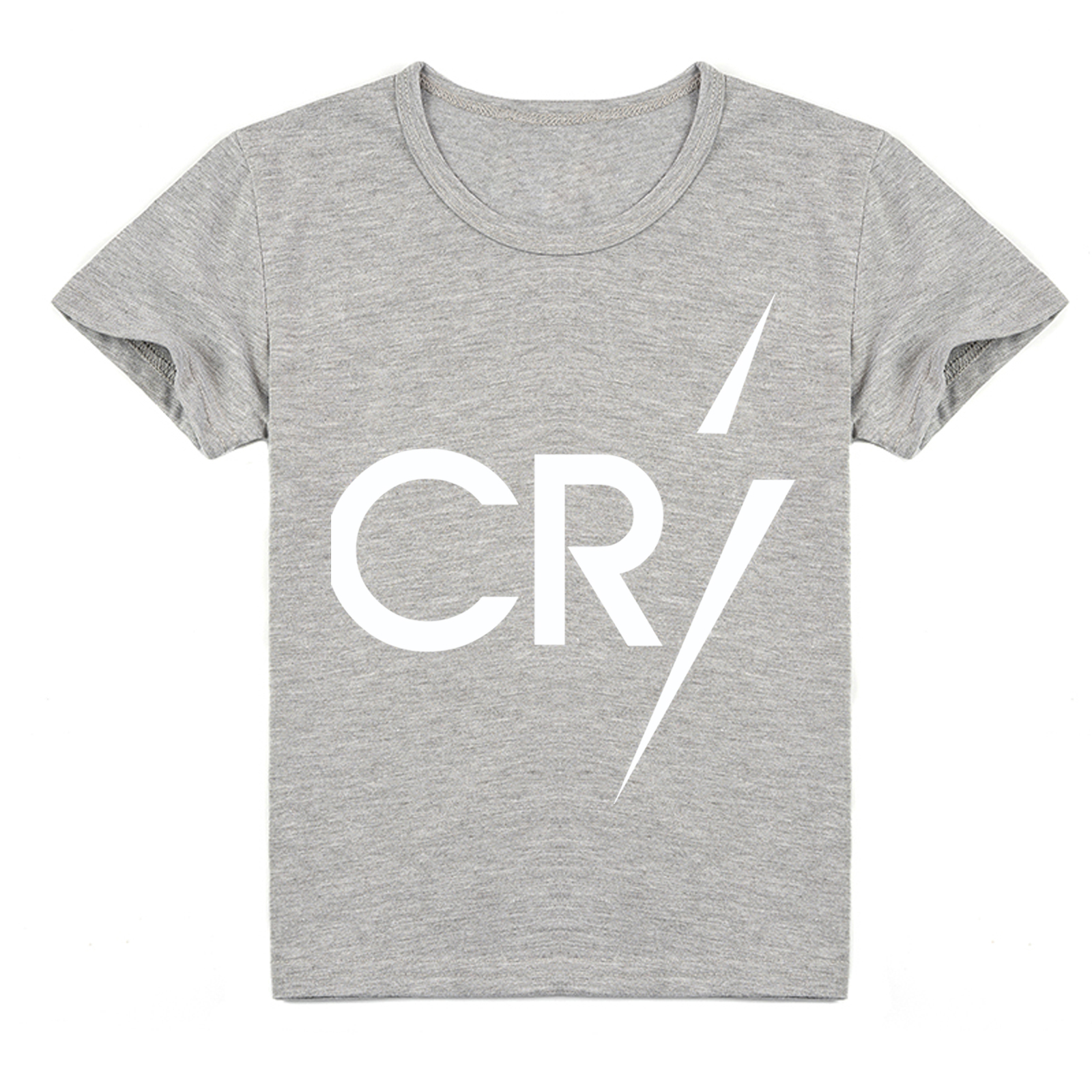 Mayoulove Kids' Cristiano Ronaldo Short Sleeve T-Shirt - Unisex Soccer Tee, Perfect Gift for Young Fans-Mayoulove