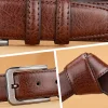 Durable Vintage Fashion Pin Buckle PU Belt
