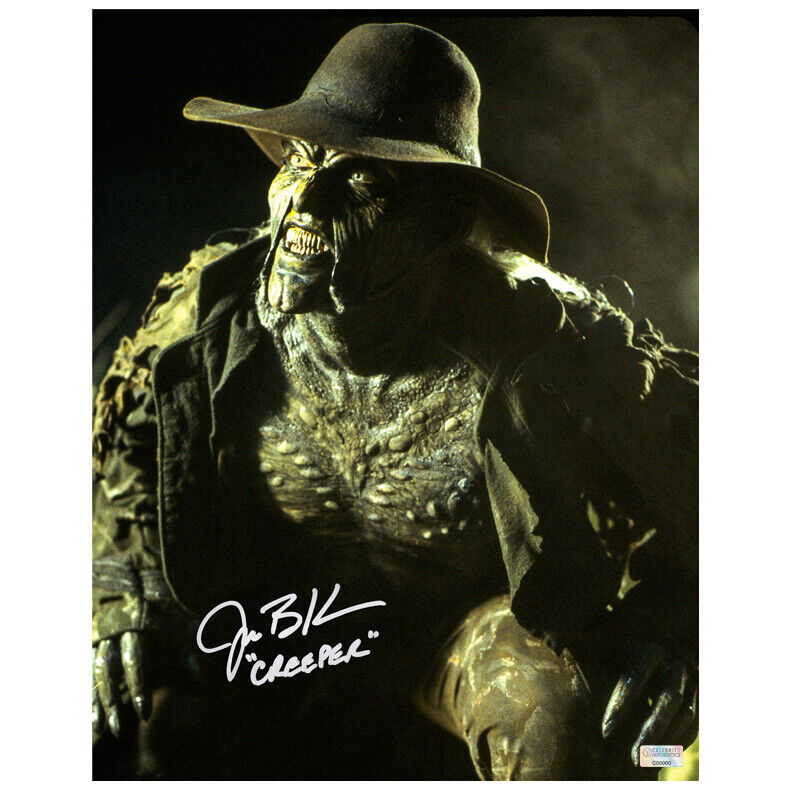 Jonathan Breck Autographed Jeepers Creepers The Creeper 11x14 Photo Poster painting