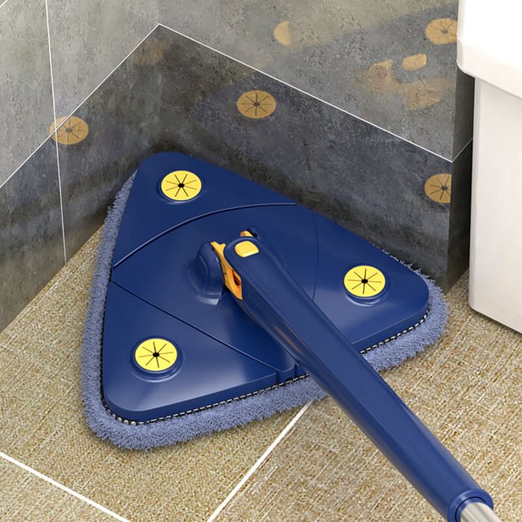 Wall Mop 360° Rotatable Adjustable Triangles Cleaning Mop