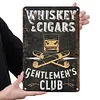 Whisky - Panneaux en &eacute;tain m&eacute;tallique(20*30cm/30*40cm)