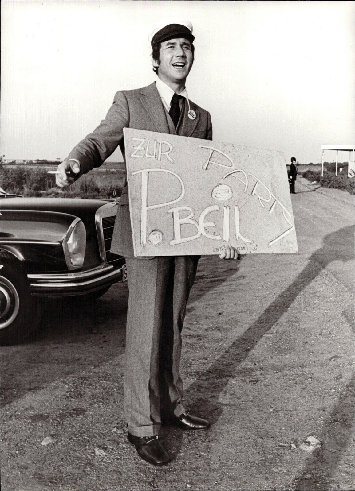 Peter Beil - Vintage Press Photo Poster painting Norbert Unfried (U-6566