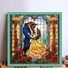 Disney-Beauty And The Beast-14CT Stamped Cross Stitch 50*50cm/19.69*19.69in