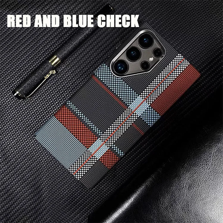 For Galaxy S24 Magsafe Luminous Carbon Fiber Texture Drop-Proof Case