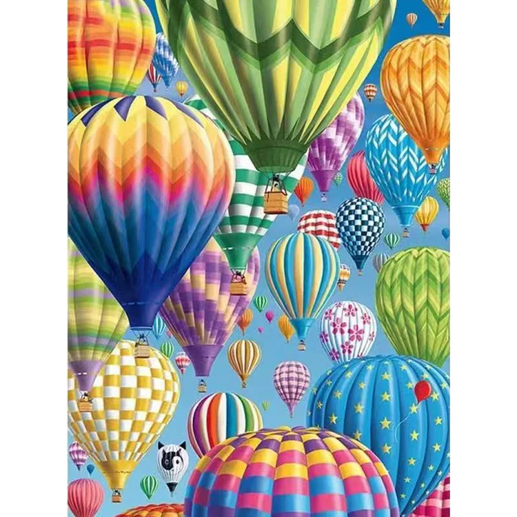 Air Balloon  Full Round Diamond Painting 30*40cm
