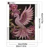 Pearl Pink Phoenix-Special Shaped Diamond Painting