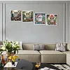 (US Local)4pack Xmas Owl-Crystal Rhinestone Diamond Painting(30x30cm)