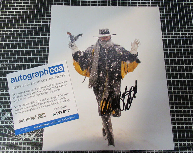 Samuel L Jackson 8x10 Photo Poster painting signed autograph Hateful eight USA ACOA certificate