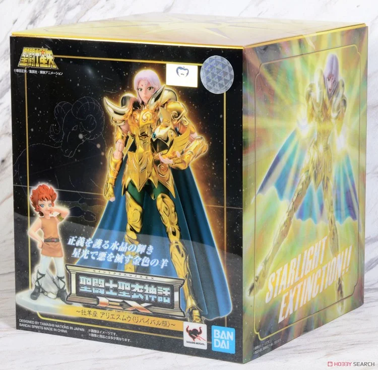 Bandai Saint Cloth Myth EX Golden Saint Seiya Aries Mr. Mu Come with Guigui Action Figurals Brinquedos Model-aliexpress