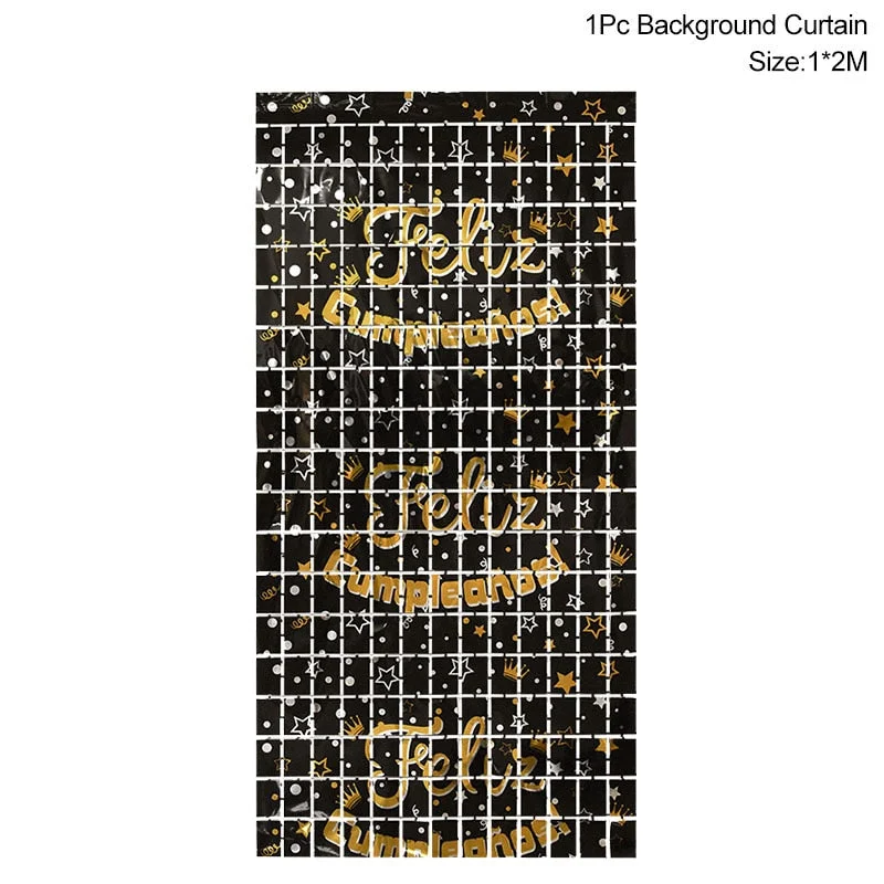 Party Background Curtain Glitter Backdrop Wedding Decoration Baby Shower Adult Kids Birthday Party Wall Sequin Foil Curtain 2x1M