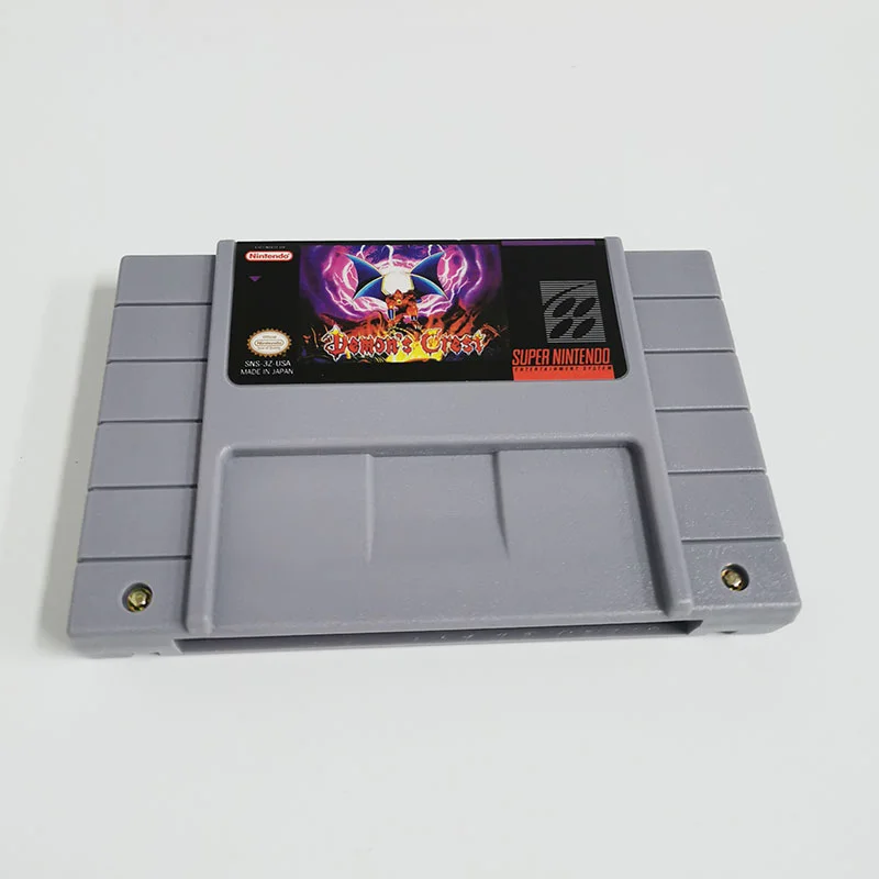 Demon's Crest SNES For Super Nintendo Entertainment System - 16 Bit US Version Game Cartridge