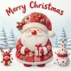 DIY Pearl Painting - Handmade Self - Adhesive Pearls - Santa Claus