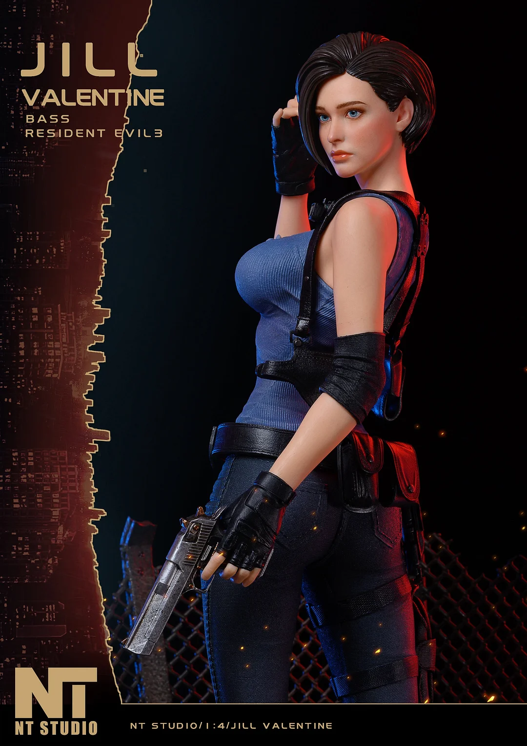 1/4 Scale Jill valentine - Resident Evil 3 (Remake) Statue - NT