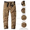Men's Three-dimensional Pocket Overalls Loose Wear-resistant Outdoor Trousers